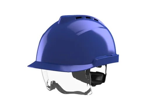 MSA V-Gard 930 geventileerde veiligheidshelm Blauw