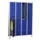 dubbeldekse locker,HxBxD 1850x900x500mm,3x2vak.,RAL7035,front RAL5010