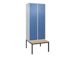 Dubbeldekse dekenkist,HxBxD 2120x800x815mm,2x2vak.,vak B 400mm