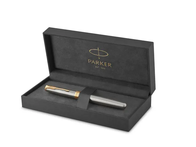 Vulpen Parker Sonnet Stainless steel GT medium