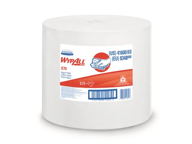 WypAll 8348 doek X70 Hydroknit 1-laags wit 34x31,5cm