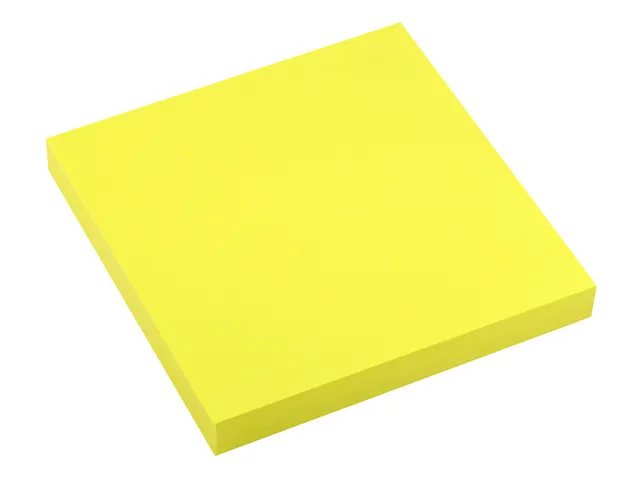Notitieblok 75X75Mm Brilliant Geel Blok A 80 Vel