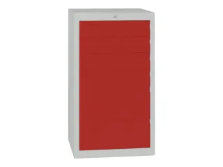 ladekast,HxBxD 900x500x500mm,6lade(n),cil.-slot,RAL7035,front RAL3000 - 2