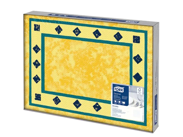 Tork 474629 Placemat Palazzo Blue Advanced 1-laags 42x30cm 2500st/doos