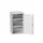 universele kast,HxBxD 900x525x550mm,2xStalen bodem,draaigrendelslot