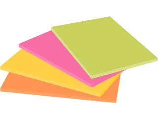 Memoblok 3M Post-it 6445 Super Sticky 152x101mm assorti Big Notes - 3