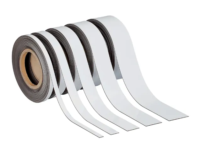 Magneetband beschrijf- en wisbaar MAUL 10mx30mmx1mm wit