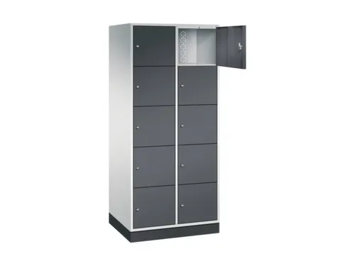 grootvolume-lockersysteem,RAL 7035/RAL 7021,HxBxD 1950x820x600mm