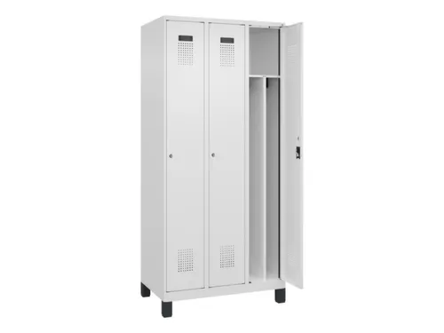 locker voor scheiding van kleding,HxBxD 1950x900x500mm,3vak