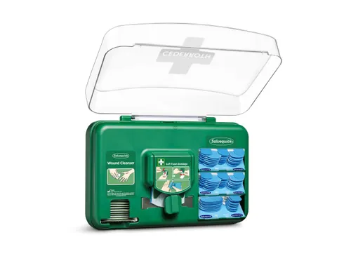 Wond dispenser Cederroth Salvequick blauw