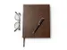 Carnet de notes Brown ligné 20x25cm