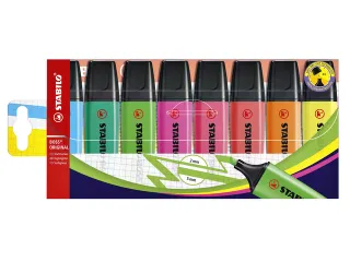 Markeerstift STABILO BOSS Original 70/8 assorti etui à 8 stuks - 1