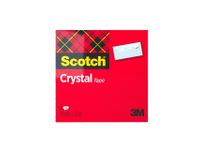 Plakband Scotch 600 19Mmx33M Crystal Clear