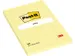 Memoblok Post-it 662 102x152mm ruit geel