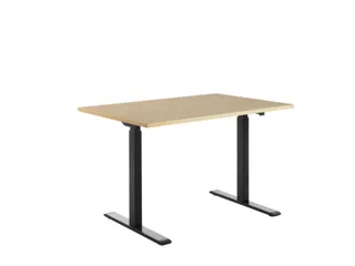 Elektrisch ihv bureau,HxBxD 700-1200x1200x800mm,blad esdoorn - 2