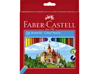 Kleurpotloden Faber-Castell assorti set à 24 stuks - 1