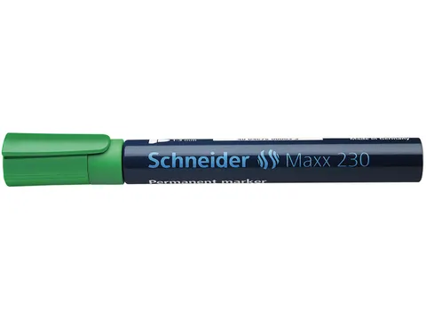 Marker Schneider Maxx 230 permanent ronde punt groen