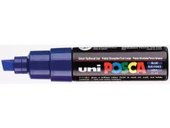Verfstift Posca PC8K Brede punt 8mm schuin donkerblauw