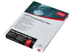 Overheadprojector transparanten Nobo voor kopieermachines 100 stuks