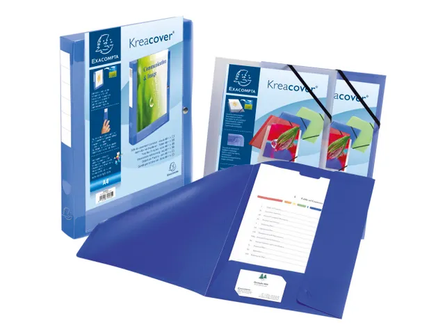 Kreacover Personaliseerbare Ringmap A4+ 15mm Wit