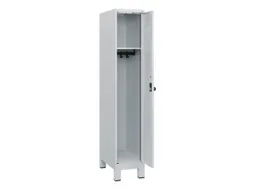 schoollocker,HxBxD 1630x300x500mm,1vak,vak B 300mm,draaigrendel,voeten