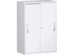 schuifdeurkast,HxBxD 1150x800x430mm,decor romp wit,decor front wit