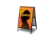 OUTLET Stoepbord Slide-In A1 zwart