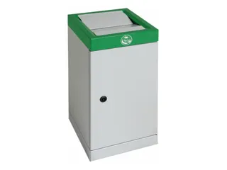 afvalbak,niet-brandbaar,30l,HxBxD 600x300x300mm,binnenbak staal - 2