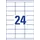 Rillprint Etiket 70x33.8mm 24 op een vel 1000 Vel