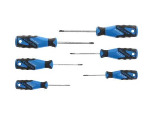 GEDORE 2160 PHZ-06 3C schroevendraaierset 6-delig PH+PZ 0-1-2