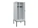 locker met bank,voor scheiding van kleding,HxBxD 2120x800x815mm,2vak