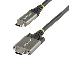1 Meter Vergrendelbare USB-C Kabel met Zijschroef - 1