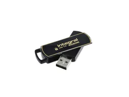 USB stick 3.0 Integral Secure 360 USB-A 256GB zwart
