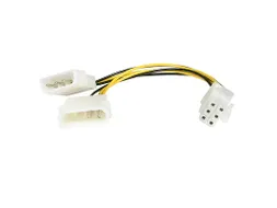 15 cm LP4 naar 6-polige PCI Express videokaart-voedingskabeladapter