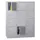 lockerkast,HxBxD 1518x1200x500mm,3x4vakken,RAL7035,front RAL6011