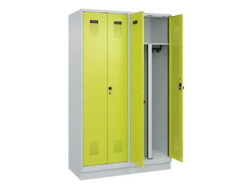 PBM-locker,HxBxD 1950x1200x500mm,4vak,vak B 300mm,draaigrendel