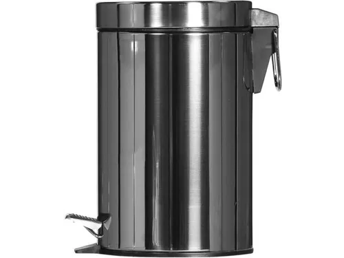 RVS pedaalemmer,5l,HxØ 284x203mm,binnenbak kunststof,romp gepolijst