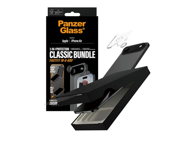PanzerGlass PG78316, Apple, iPhone Air, Krasbestendig, Transparant