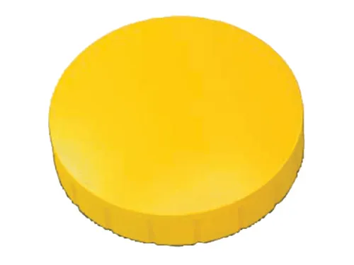 Magneet MAUL Solid 32mm 800gr geel 10 stuks