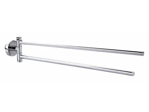 Handdoekhouder Tesa Smooz 40317 Chroom zelfklevend met 2 armen