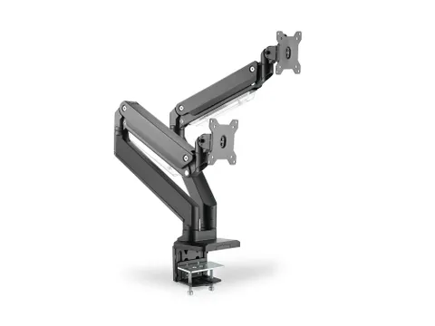Monitorarm 2 Schermen Tot 35 inch Zwart