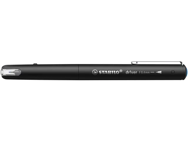 Fineliner STABILO dr!ver Fijne punt 0.4 mm Blauw