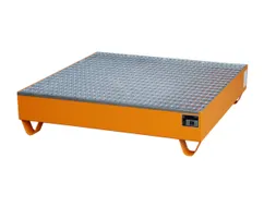 Systeem-Opvangbak Oranje 4x 200l 216l 285x1200x1200mm Rooster