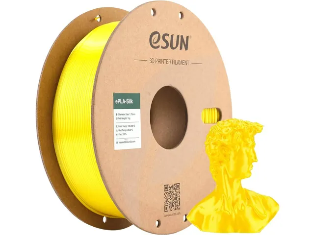 eSUN 3D printer Filament ePLA-Silk 1,75mm Geel 1kg