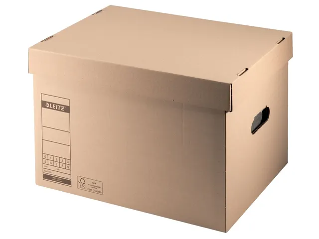 Transportdoos Leitz Premium 335x280x440mm bruin