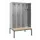 locker met bank,voor scheiding van kleding,HxBxD 2120x1200x815mm,4vak