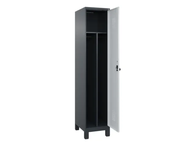 locker voor scheiding van kleding,HxBxD 1950x400x500mm,1vak