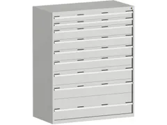 ladekast,HxBxD 1600x1300x650mm,9lade(n),lade voor normale belastingen