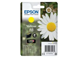 Inktcartridge Epson 18 T1804 geel C13T18044012 - 1