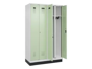 locker voor scheiding van kleding,HxBxD 1950x1200x500mm,4vak - 1
